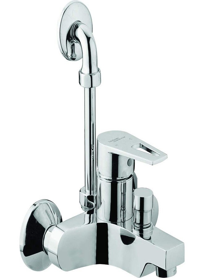 هيندوير خلاط حوض الاستحمام والدش العلوي ذو ذراع واحد من النحاس الأصفر من هندوير أمازون F320019CP (مطلي بالكروم) - Image 1